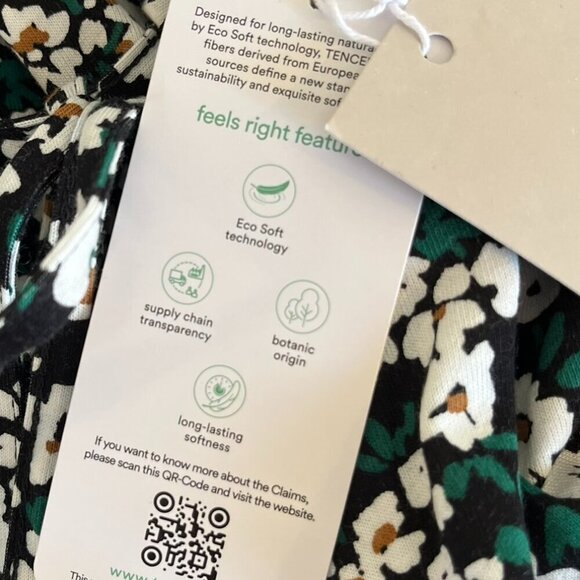 Boden Woman's Easy Yoke Mini Jersey In Heart Bloom Floral Summer Dress Sz 10L - Picture 8 of 13